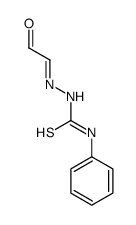 1-(2-oxoethylideneamino)-3-phenylthiourea结构式