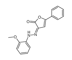 3-[(2-Methoxy-phenyl)-hydrazono]-5-phenyl-3H-furan-2-one Structure