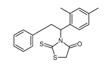 3-[1-(2,4-dimethylphenyl)-2-phenylethyl]-2-sulfanylidene-1,3-thiazolidin-4-one Structure