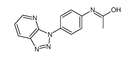 N-[4-(triazolo[4,5-b]pyridin-3-yl)phenyl]acetamide Structure