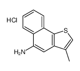 3-methylbenzo[g][1]benzothiol-5-amine,hydrochloride Structure