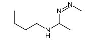 N-[1-(methyldiazenyl)ethyl]butan-1-amine结构式