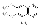 5-Quinoxalinamine,6,7-dimethoxy- Structure