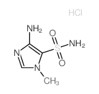5-amino-3-methyl-imidazole-4-sulfonamide结构式