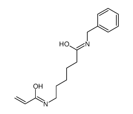 N-benzyl-6-(prop-2-enoylamino)hexanamide结构式