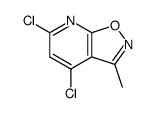4,6-dichloro-3-methyl-isoxazolo[5,4-b]pyridine Structure