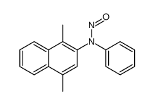 N-(1,4-dimethylnaphthalen-2-yl)-N-phenylnitrous amide结构式