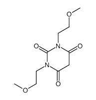 1,3-bis(2-methoxyethyl)-1,3-diazinane-2,4,6-trione Structure