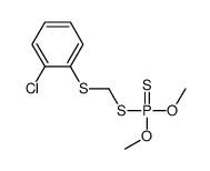 (2-chlorophenyl)sulfanylmethylsulfanyl-dimethoxy-sulfanylidene-λ5-phosphane Structure