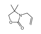 4,4-dimethyl-3-prop-2-enyl-1,3-oxazolidin-2-one Structure