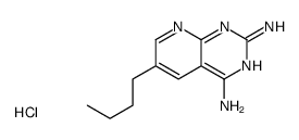 6-butylpyrido[2,3-d]pyrimidine-2,4-diamine,hydrochloride结构式