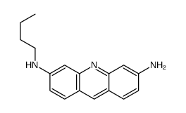 3-N-butylacridine-3,6-diamine结构式