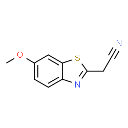 2-Benzothiazoleacetonitrile,6-methoxy-(9CI)结构式