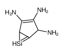 6-silabicyclo[3.1.0]hexa-1(6),3-diene-2,3,4-triamine结构式