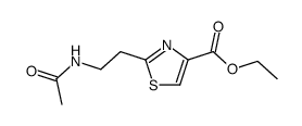 ethyl 2-(2-acetamidoethyl)thiazole-4-carboxylate Structure