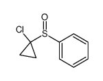 α-chlorocyclopropyl phenyl sulfoxide Structure