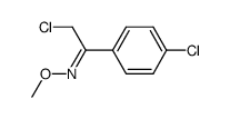 2-Chloro-1-(4-chloro-phenyl)-ethanone O-methyl-oxime Structure