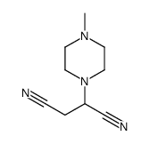 Butanedinitrile, (4-methyl-1-piperazinyl)- (9CI) Structure