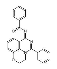 Benzamide,N-[[(4-morpholinylphenylmethylene)amino]phenylmethylene]- structure