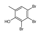 2,3,4-tribromo-6-methylphenol Structure