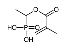 1-(2-methylprop-2-enoyloxy)ethylphosphonic acid Structure