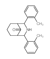 6,8-bis(2-methylphenyl)-7-azabicyclo[3.3.1]nonan-9-one Structure