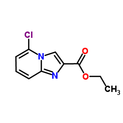 乙基5-氯咪唑并[1,2-A]吡啶-2-羧酸酯结构式