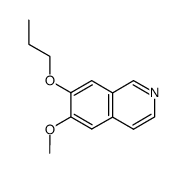 Isoquinoline, 6-methoxy-7-propoxy- (9CI) Structure