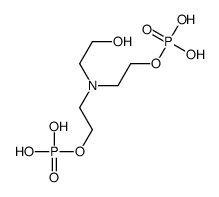 2,2'-[(2-hydroxyethyl)imino]bisethyl 1,1'-bis(dihydrogen phosphate) Structure