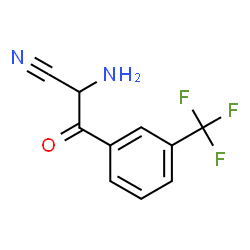 Benzenepropanenitrile,-alpha--amino--bta--oxo-3-(trifluoromethyl)-结构式