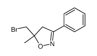 5-bromomethyl-5-methyl-3-phenyl-4,5-dihydro-isoxazole结构式