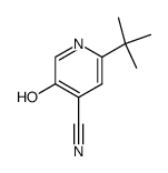 4-cyano-6-(1,1-dimethylethyl)-3-pyridinol Structure