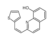 2-(2-thiophen-2-ylethenyl)quinolin-8-ol Structure