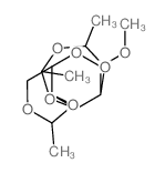 Glucopyranoside, methyl4,6-O-ethylidene-2,3-O-(oxydiethylidene)-, a-D- (8CI)结构式