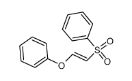 trans-1-Phenylsulfonyl-2-phenyloxyethene结构式