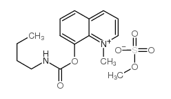 Quinolinium, 8-hydroxy-1-methyl-, methylsulfate, butylcarbamate结构式