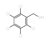 (2,3,4,5,6-pentachlorophenyl)methanethiol structure