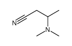 3-(dimethylamino)butanenitrile结构式