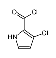 1H-Pyrrole-2-carbonyl chloride, 3-chloro- (9CI) Structure