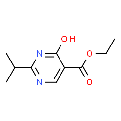 Ethyl 4-hydroxy-2-isopropylpyrimidine-5-carboxylate Structure