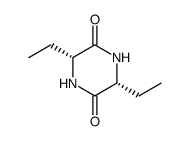 2,5-Piperazinedione,3,6-diethyl-,cis-(9CI) structure