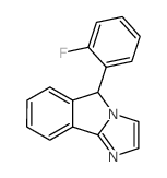 5-(2-fluorophenyl)-5H-imidazo[2,1-a]isoindole结构式