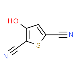 2,5-Thiophenedicarbonitrile, 3-hydroxy- (9CI)结构式