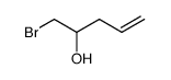 5-Bromo-4-hydroxy-1-pentene结构式