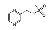 pyrazin-2-ylmethyl methanesulfonate结构式
