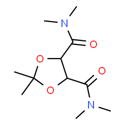 N,N,N',N',2,2-Hexamethyl-1,3-dioxolane-4,5-dicarboxamide Structure