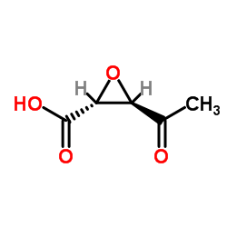 threo-4-Pentulosonic acid, 2,3-anhydro-5-deoxy- (9CI)结构式