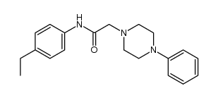 N-(4-ETHYLPHENYL)-2-(4-PHENYLPIPERAZINO)ACETAMIDE Structure