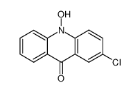 2-chloro-10-hydroxy-9-oxoacridanone结构式