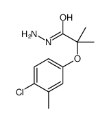 2-(4-chloro-3-methylphenoxy)-2-methylpropanehydrazide Structure